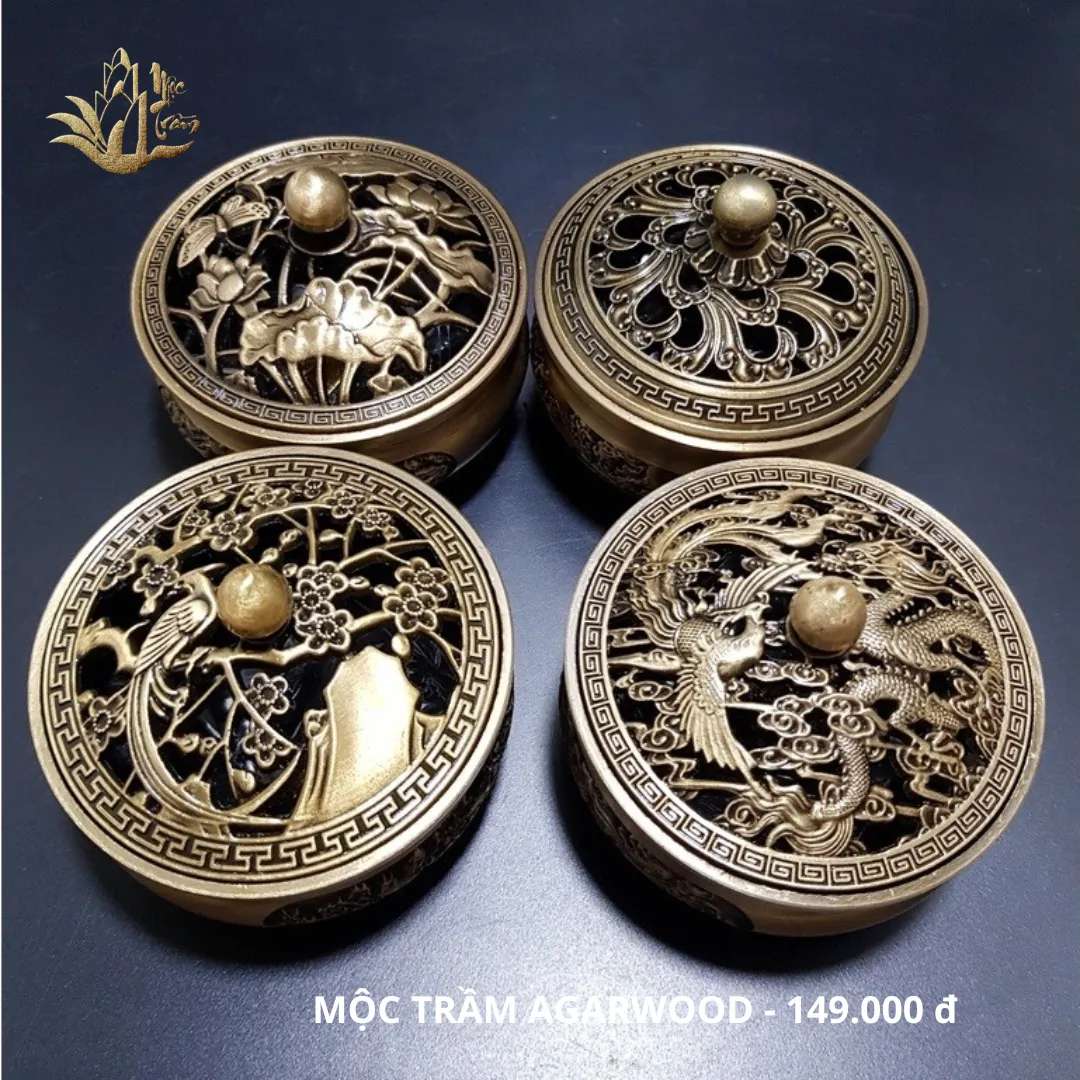 Mini Brass Alloy Incense Burner – 3-Leg Agarwood &amp; Oud Censer (7.8 × 7 cm)